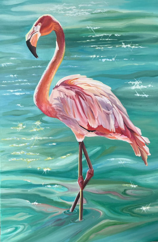 Flamingo - Original (SOLD)
